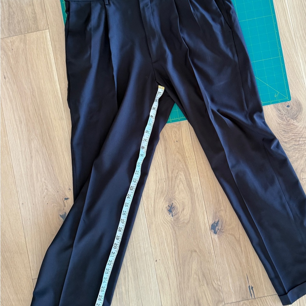 Haggar Men's Elegant Black Dress Pants - Picture 4 of 6